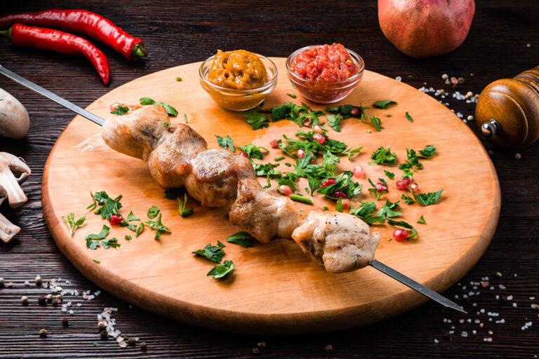 Шашлык из куриного филе, 250 гр.