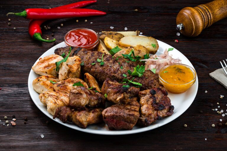 Шашлык ассорти, 875 гр.